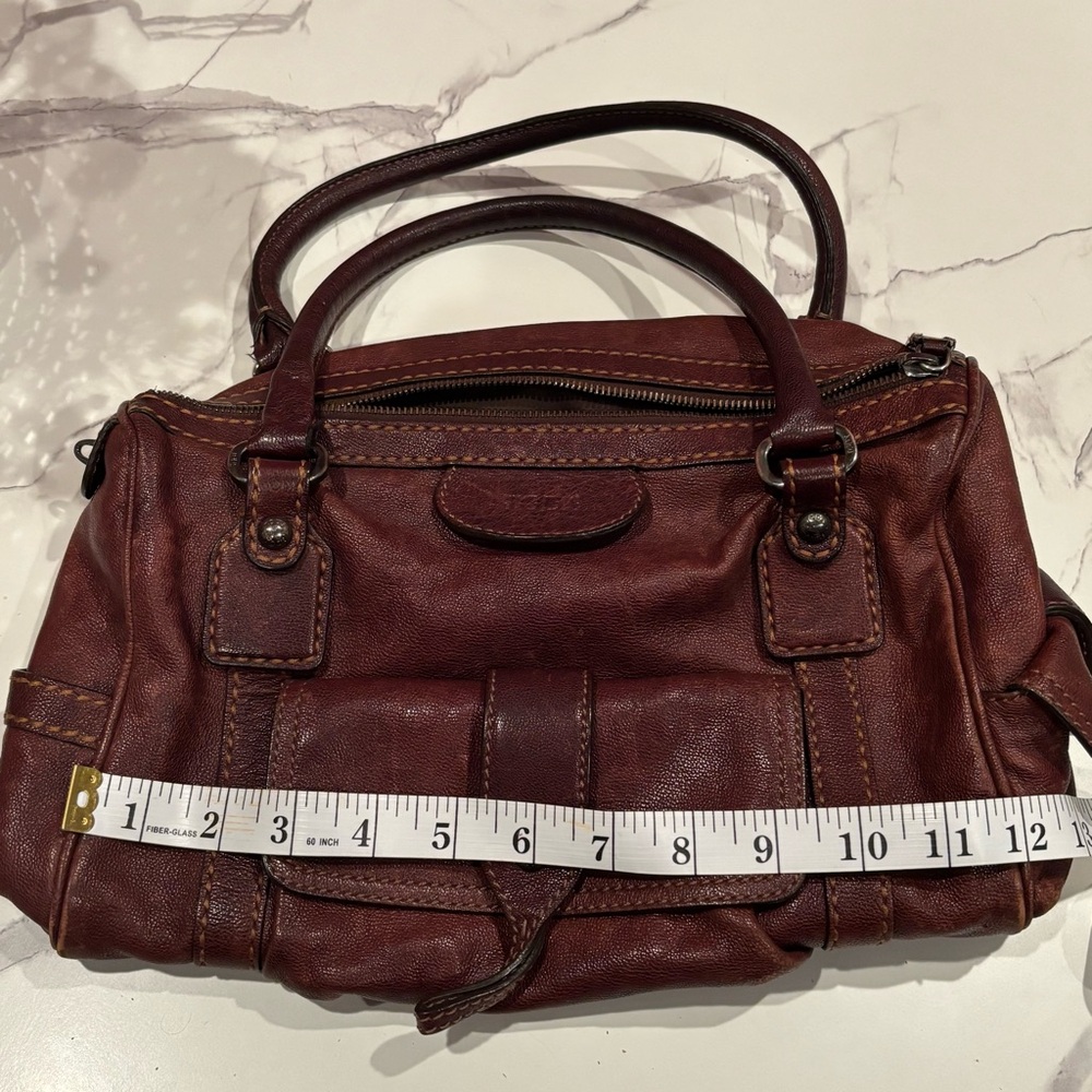Tod's Vintage Dark Brown Leather Shoulder Bag - Picture 8 of 10
